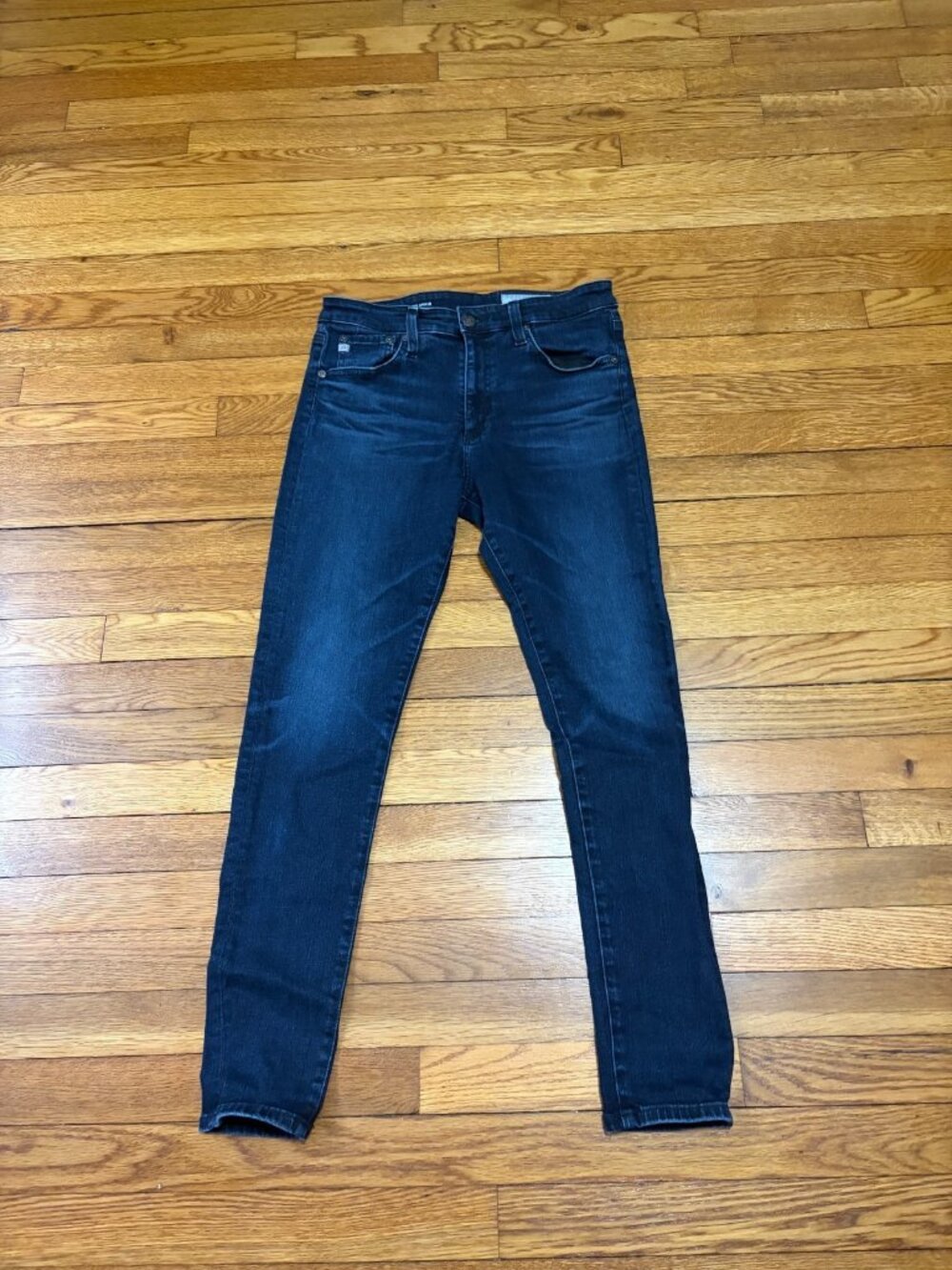 AG Adriano Goldschmied Farrah Skinny Ankle Jeans Womens Size 29R Blue Denim